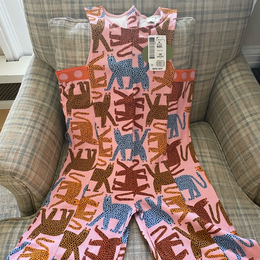 Fábula (FARM Rio kids) brand pink cheetah print 100% cotton jumper.